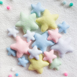 Steluța decorativa din fetru - 4,5 cm