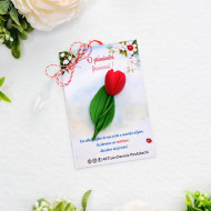 Broșă mărțișor Lalea 