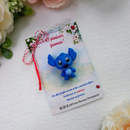 Broșă mărțișor Stitch