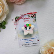 Broșă mărțișor Steluța 