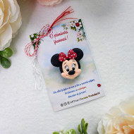 Broșă mărțișor Minnie