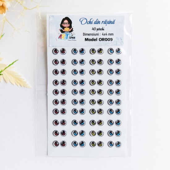 Ochi din rășină 009