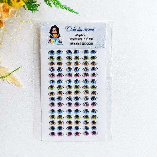 Ochi din rășină 028