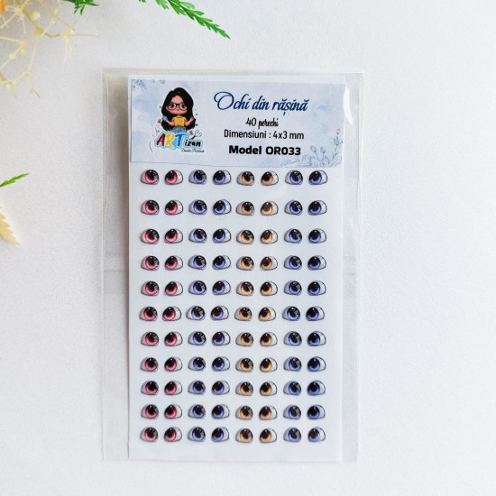 Ochi din rășină 033