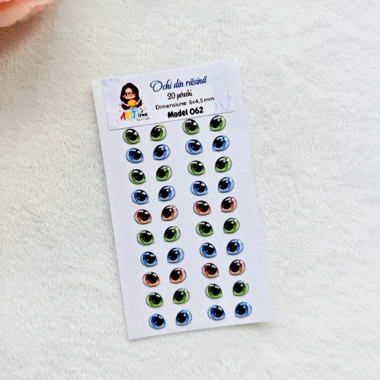 Ochi din rășină 062