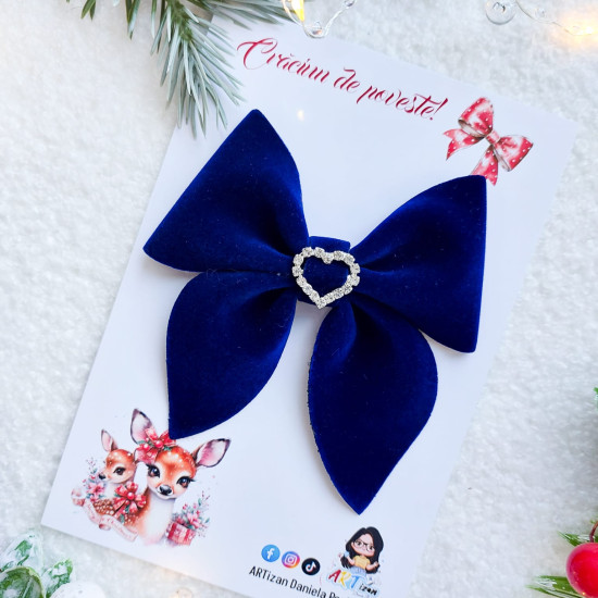 Fundita Pinch royal Blue velvet